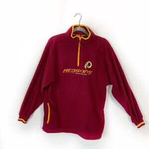 Men's NFL Washington Redskin's Fleece 1/4 Zip